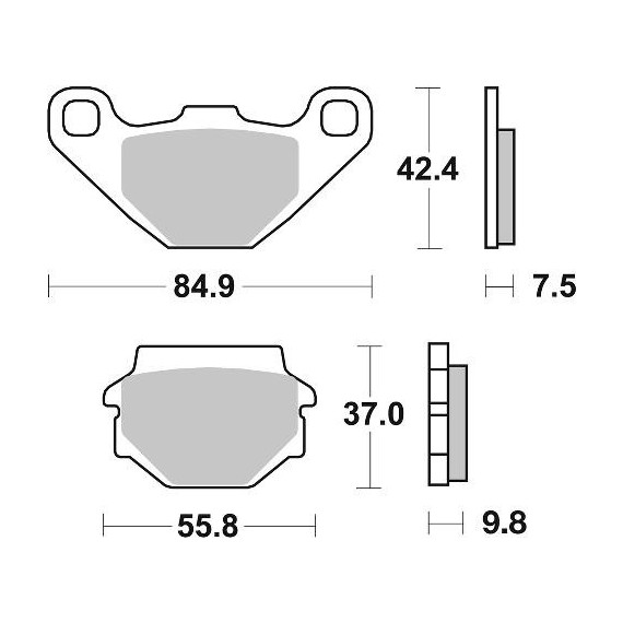   Sbs Brakepads Carbon Tech