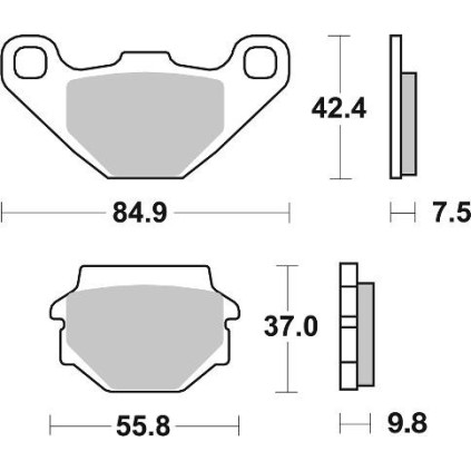   Sbs Brakepads Carbon Tech