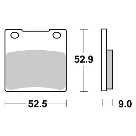   Sbs Brakepads Carbon Tech rear