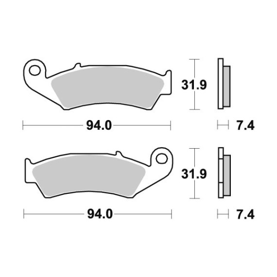   Sbs Brakepads Racing Sintered