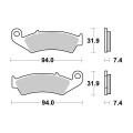   Sbs Brakepads Racing Sintered