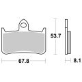   Sbs Brakepads Dual Carbon