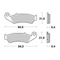   Sbs Brakepads Ceramic