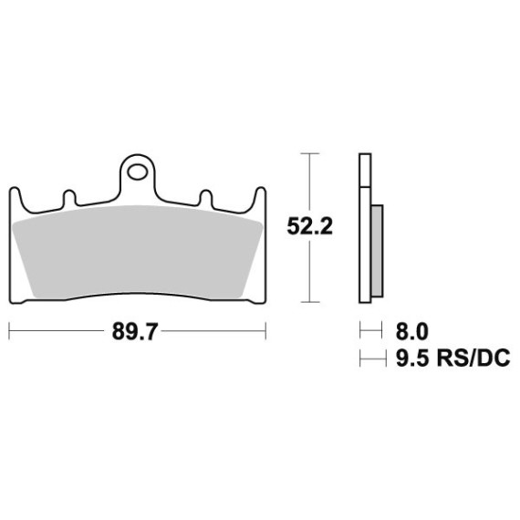   Sbs Brakepads Carbon Tech