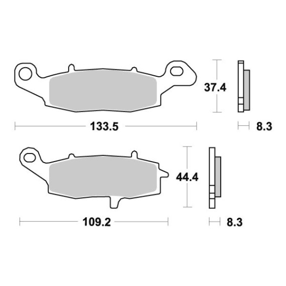 Sbs Brakepads Ceramic