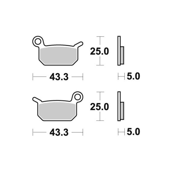   Sbs Brakepads Racing Sintered