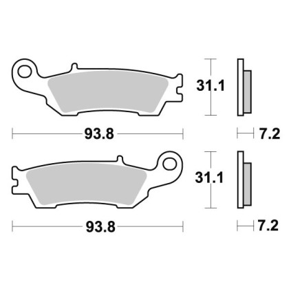 Sbs Brakepads Sintered Offroad