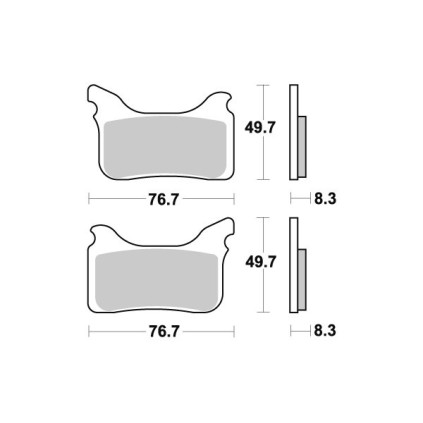   Sbs Brakepads Sintered