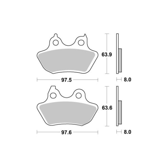   Sbs Brakepads Carbon Tech