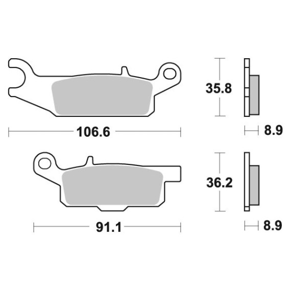   Sbs Brakepads Racing Sintered