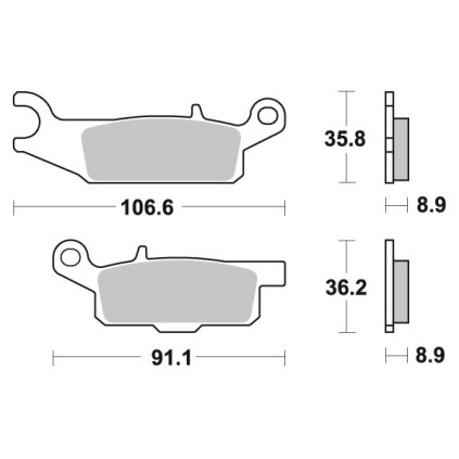   Sbs Brakepads Racing Sintered