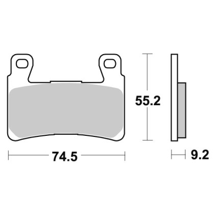   Sbs Brakepads Dual Sinter