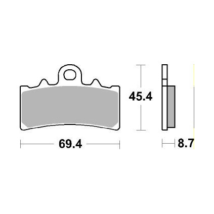 Sbs Brakepads Sintered