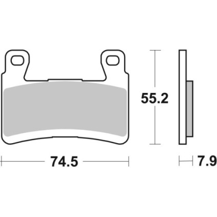   Sbs Brakepads Dual Carbon