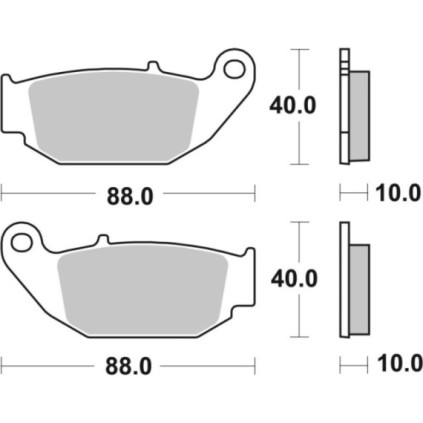 Sbs Brakepads Racing Sintered