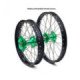 REX WHEELS 18-2,15 ALL KX/KXF 03-.. BLACK RIM/GREEN HUB 25MM