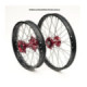 REX WHEELS 18-2,15 CRF250 14-.., CRF450 13-.. BLACK RIM/RED HUB 25MM