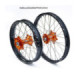 REX WHEELS 18-2,15 KTM ALL EXC-F  95-.., ALL SX-F 95-12 BLACK RIM/ORANGE HUB 20M