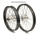 REX WHEELS 18-2,15 YZF250/450 09-.. BLACK RIM/SILVER HUB 25MM