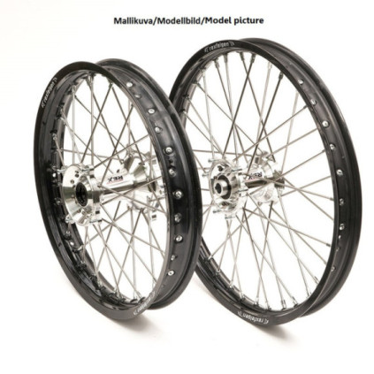 REX WHEELS 19-1,85 CRF250  14-.. BLACK RIM/SILVER HUB 25MM