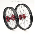 REX WHEELS 19-1,85 RMZ250 07-.. BLACK RIM/RED HUB 25MM