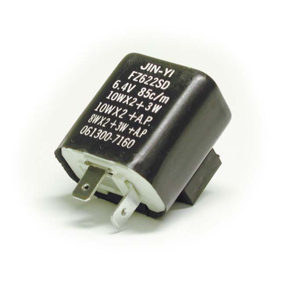 Flasher relay, Mechanical, 2-pin, 12V