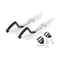 Kimpex Ski pair White inc. runners / adaptors