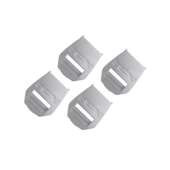 TCX PU Buckle Receivers Comp Evo/Pro 2.1/Pro 1.1/X-Mud white