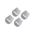 TCX PU Buckle Receivers Comp Evo/Pro 2.1/Pro 1.1/X-Mud white