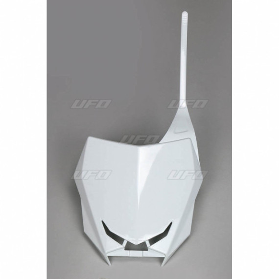 UFO Front number plate RM-Z450 18-,RM-Z250 19- White 041