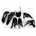 UFO Plastic kit 5-parts Black 001 YZ250F 19-, YZ450F 18-