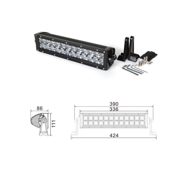 Kinwons Led Bar 10-32V 72W