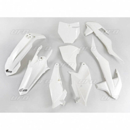 UFO Plastic kit 5-parts KTM SX85 18- White 047