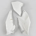 UFO Side number plates + left airbox cover KTM SX85 18-White 047