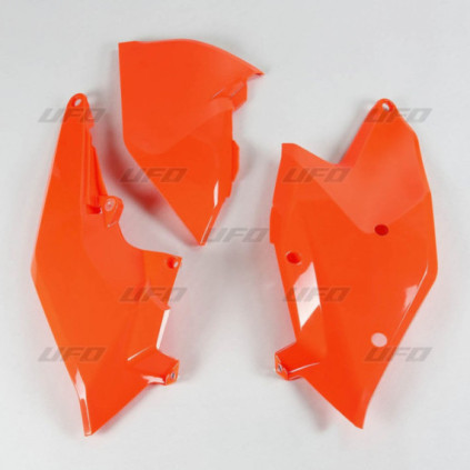 UFO Side panels KTM125-525 SX/SXF 16- Flou Orange