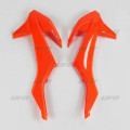 UFO Radiator covers KTM125-525 SX/SXF 16- EXC/EXC-F 17- Flou Orange