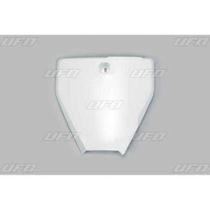 UFO Front number plate HVA TC85 18- White 041