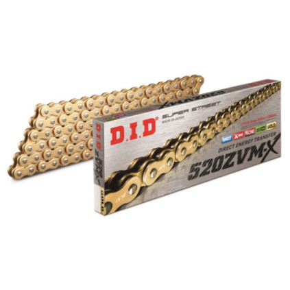 D.I.D 520ZVM-X G&G Chain+Connecting link rivet type (ZJ)