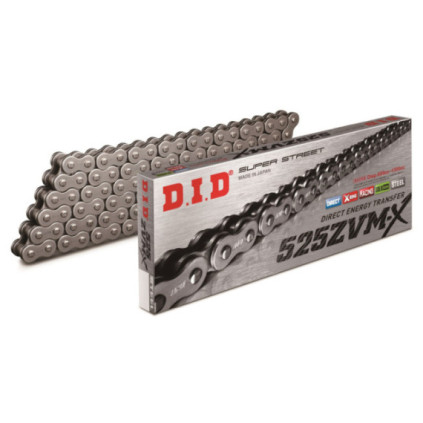 D.I.D 525ZVM-X Chain+Connecting link rivet type (ZJ)