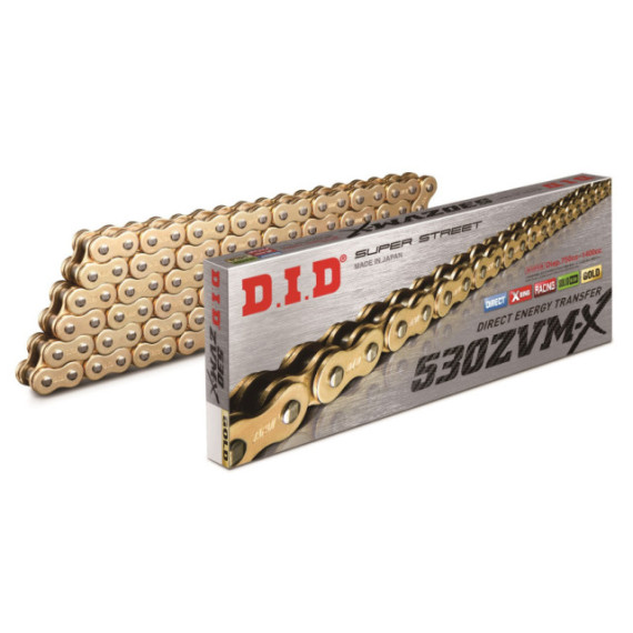 D.I.D 530ZVM-X G&G Chain+Connecting link rivet type (ZJ)