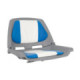 OS FISHERMANS SEAT FOLDING PADDED  BLUE/WHITE