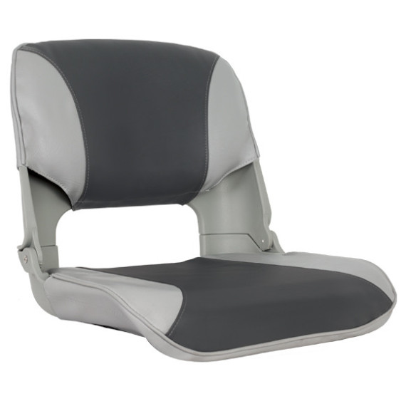 OS SKIPPER SEAT FOLDING UPHOLSTERED GREY/CHARCOAL