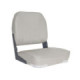 OS DELUXE FOLD DOWN SEAT UPHOLSTERED GREY