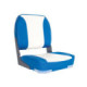 OS DELUXE FOLD DOWN SEAT UPHOLSTERED  BLUE/WHITE