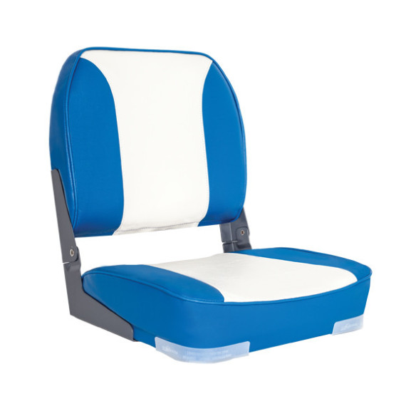 OS DELUXE FOLD DOWN SEAT UPHOLSTERED  BLUE/WHITE