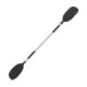 OS KAYAK PADDLE 2 PCE - ASYMMETRIC BLADES 2170mm BLACK