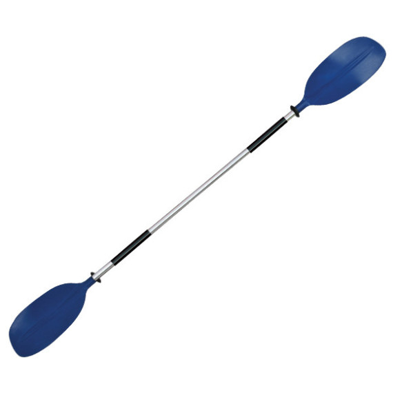 OS KAYAK PADDLE 1 PCE - ASYMMETRIC BLADES 2170mm BLUE