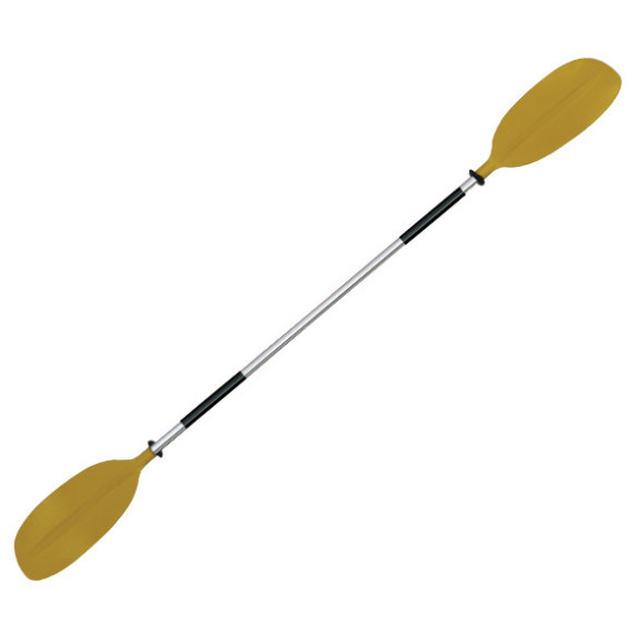 OS KAYAK PADDLE 1 PCE - ASYMMETRIC BLADES 2170mm YELLOW