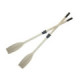 OS OARS ALUMINIUM SOLID 1 PCE WITH STOPS 1.52M (5') PAIR