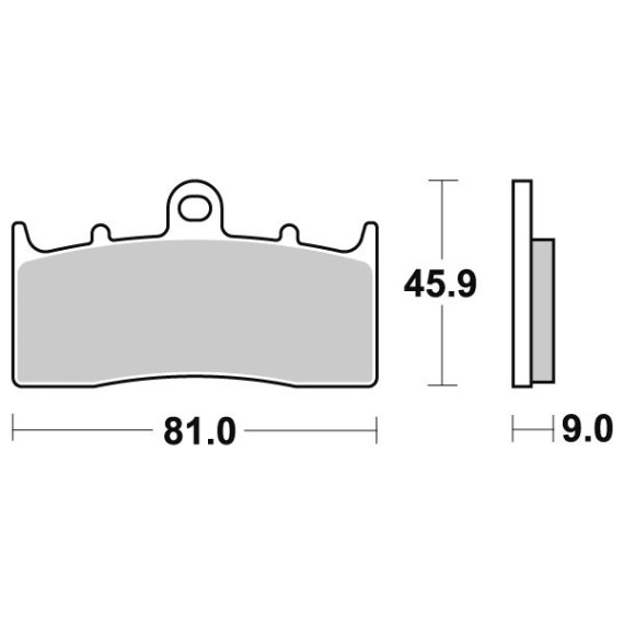  Sbs Brakepads Evo Sinter